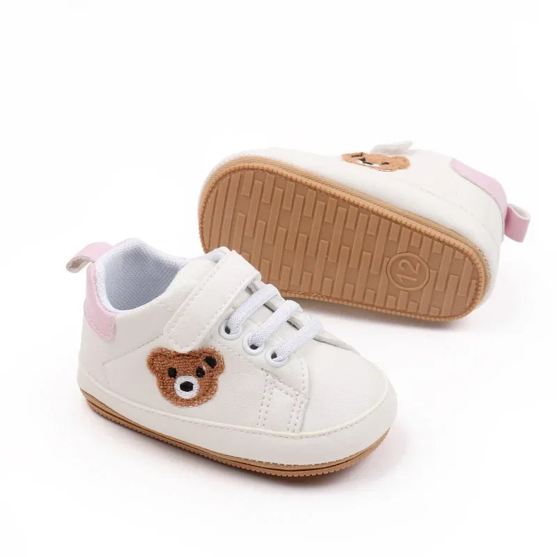 New Baby Shoes Boys Girls Classic Fashion Sports Casual Sneakers Newborn First Walker Toddler Soft Sole Non-Slip Walking Shoes