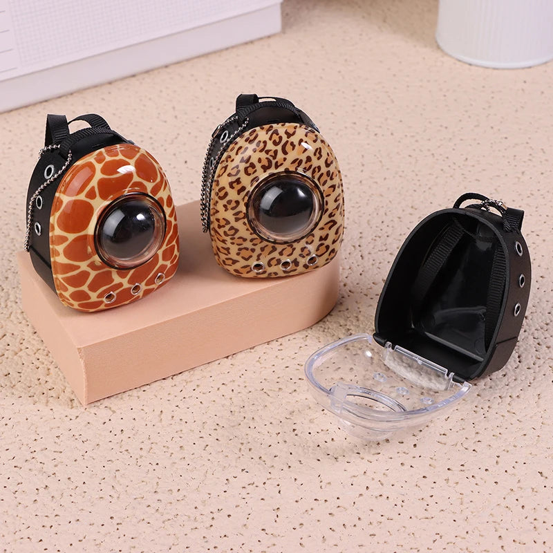 Doll House Decoration Accessories Mini Cat Model Pet Space Bag Doll House Accessories