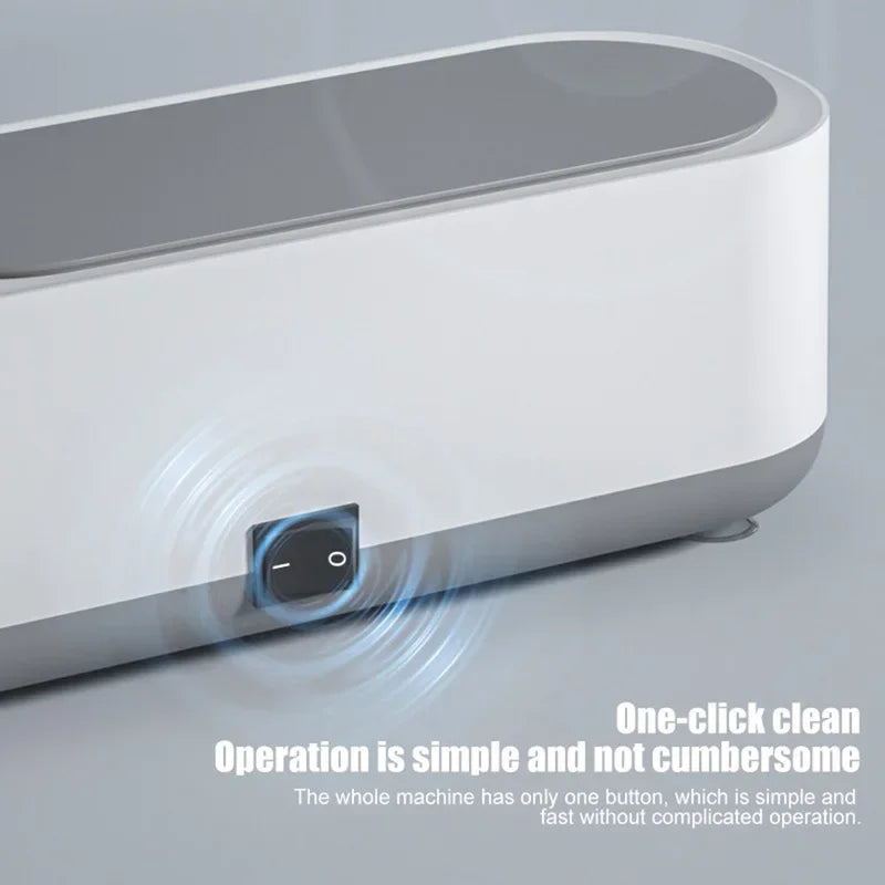 Xiaomi 360 Degree Ultrasonic Cleaner Portable Professional High Frequency Vibration Jewelry Eyeglasses Watches Cleaning Machine