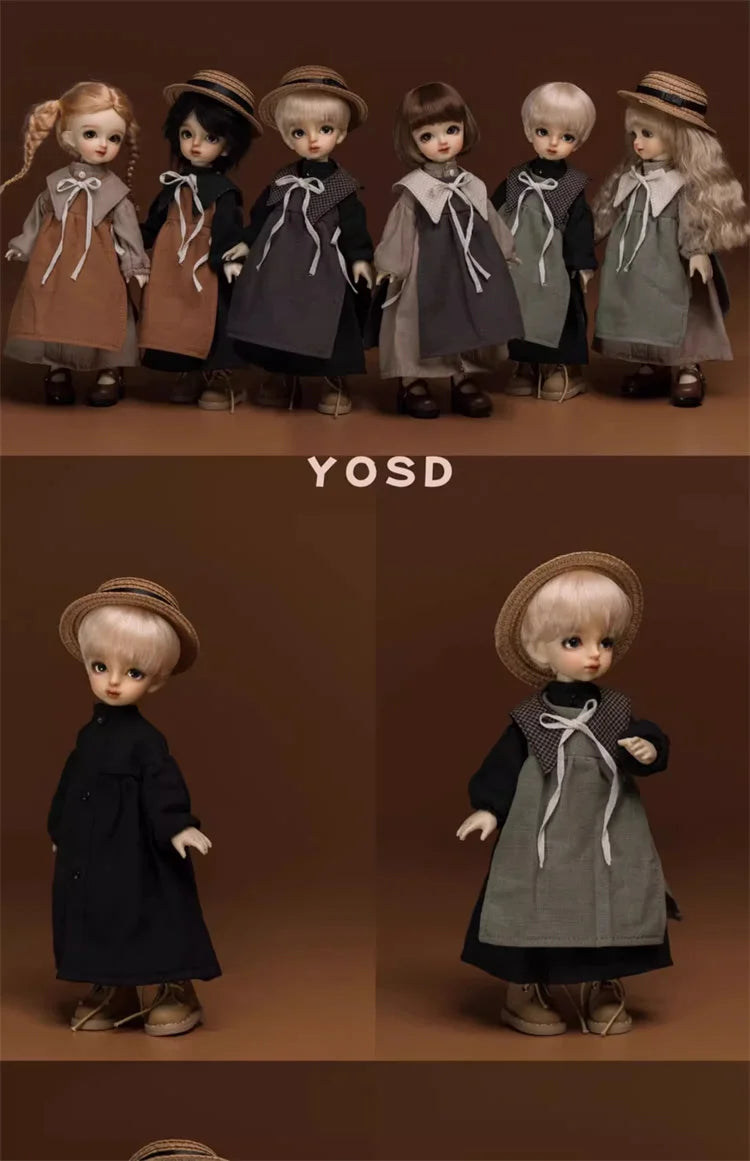 BJD Doll Clothes For 1/6 1/4 1/3 SD MSD MDD YOSD Dress Outfit CD2 Dolls Clothing Accessories(Excluding Doll)