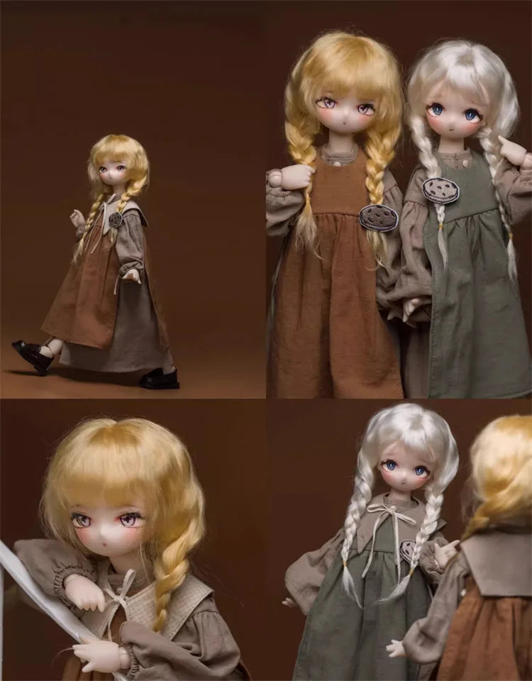 BJD Doll Clothes For 1/6 1/4 1/3 SD MSD MDD YOSD Dress Outfit CD2 Dolls Clothing Accessories(Excluding Doll)