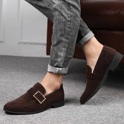 Mens Dress Shoes Designer Formal Loafers Men's Leather Shoes Suede Men Wedding Man Designer Work Social Business Loafers