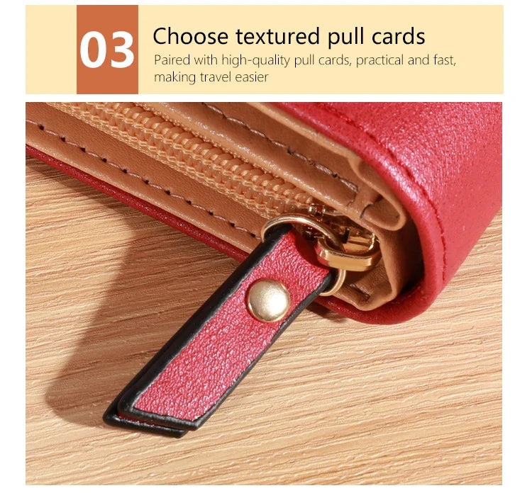 Women Wallet PU Leather Purse Female Long Wallet Gold Hollow Leaves Pouch Handbag For Women Coin Purse Card Holders Clutch