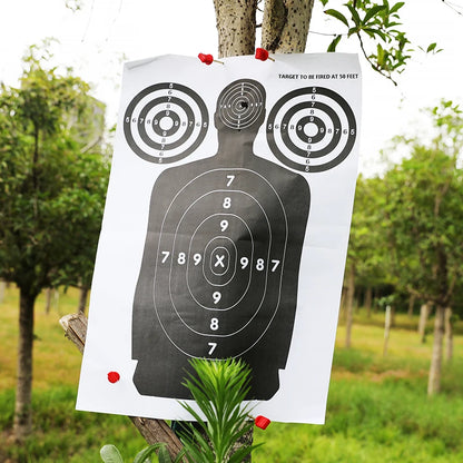 5/10/20pcs Target Papers Human Body Shape Targets For Bow Arrows Archery Shooting Hunting Slings Darts Catapult Outdoor Sports