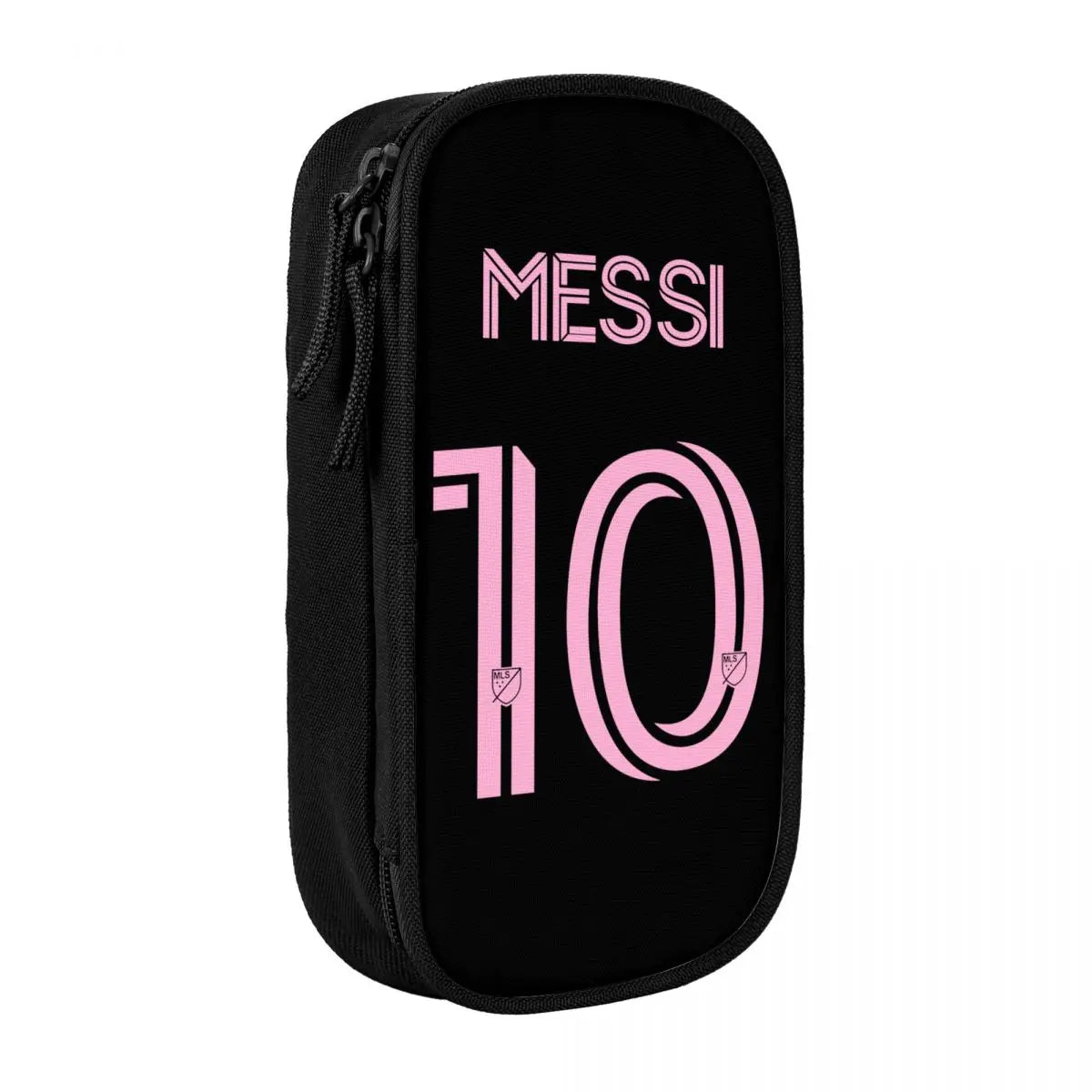 Football Messi Pencil Cases for Fan Soccer Lover Messied Pen Holder Bag Student Big Capacity Students School Gifts Pencil Pouch