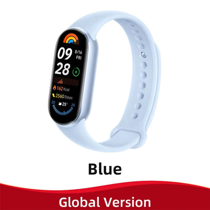 Global Version Xiaomi Smart Band 9 1.62" AMOLED Display 21 Day Battery Heart Rate Blood Oxygen Monitoring Sport Watch Waterproof