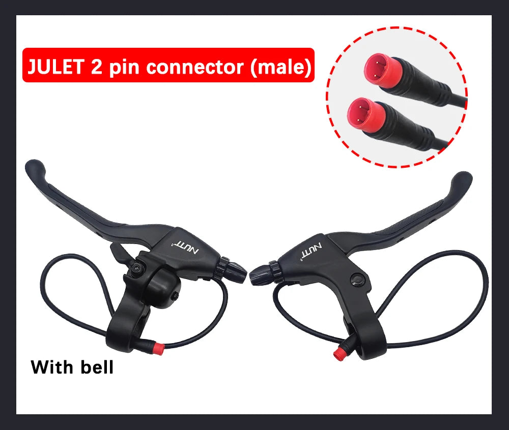 NUTT E-Bike Scooter Electric Brake Lever Bike Bicycles 22.2MM With Bell For Bicycles V-Brake / C-Brake / Line-Brake / Drum-Brake