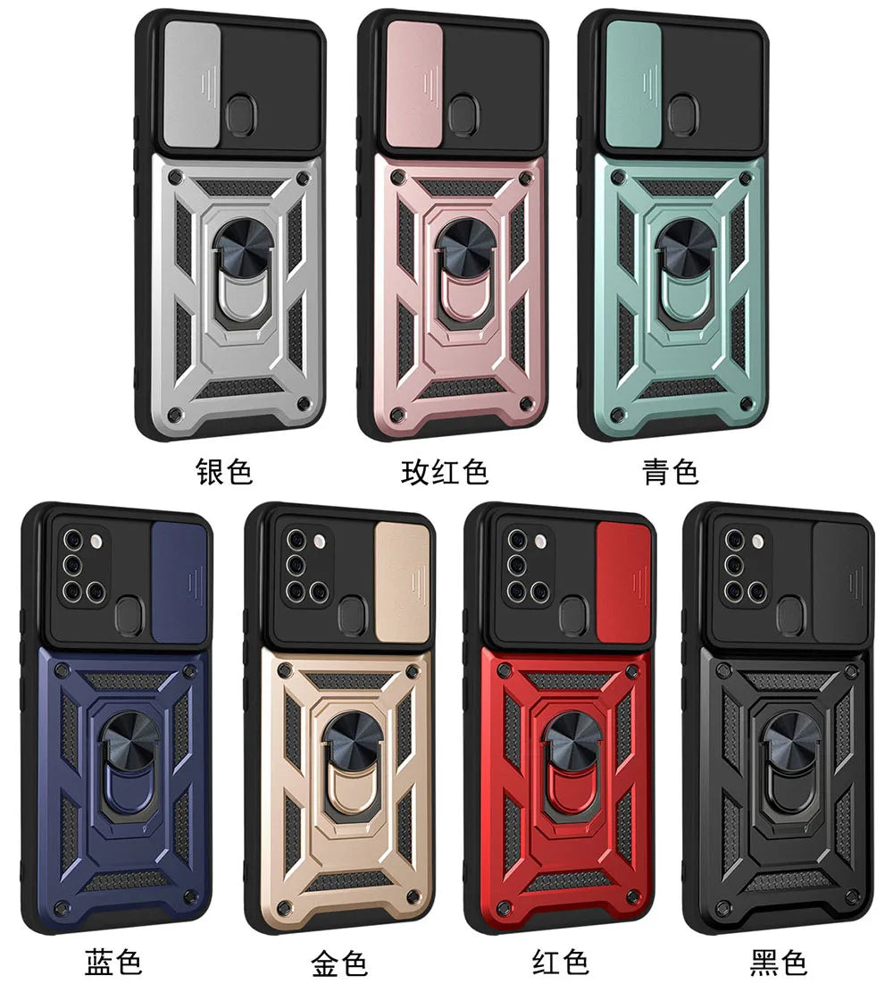 Shockproof Armor Case For Samsung Galaxy A21s A10s A20s A50s A02 A12 A20 A30 A50 A31 A22 A82 Cover Camera Lens Protection Fundas