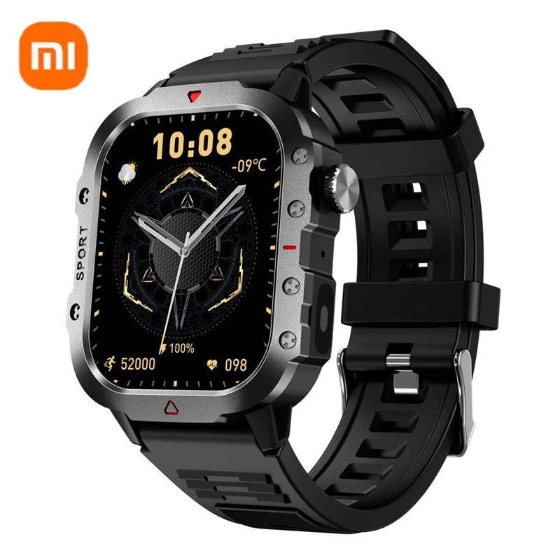 Xiaomi Mijia Military Smart Watch Men IP68 5ATM Outdoor Sports Fitness Tracker Health Monitor 1.81Inch BT Call Smartwatch New