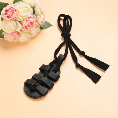 Cute Baby Girls Top Strap Sandals Newborn Soft Rubber Sole Prewalker Shoes 0-18Months