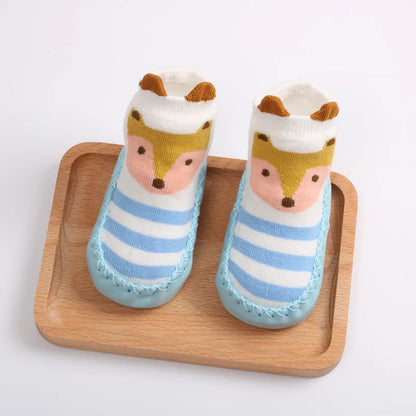 Children's Floor Socks Glue Non-slip Soft Soles Baby Boys and Girls Indoor Spring and Autumn Cartoon Cute Toddler Shoes