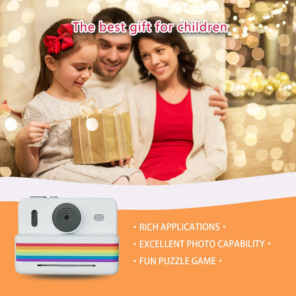 Instant Print Camera For Photography Mini Printer Portable Thermal Digital Children Photo Kids Camera 2.8inch HD Video Toy Gifts