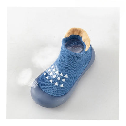 Walking Shoes Floor Socks for Children Non-slip Baby Early Learning Walking Breathable Socks Spring and Fall Sock Sets Indoor