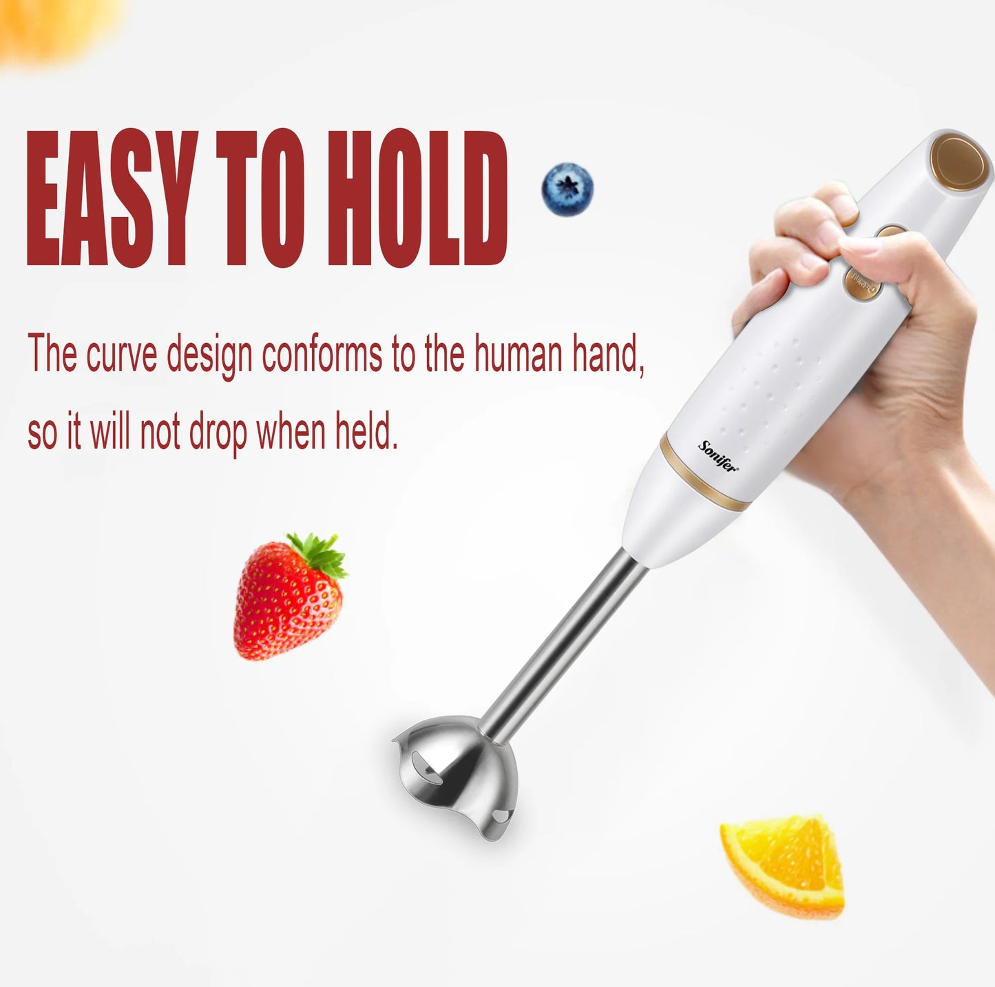 Sonifer Immersion Blender Electric Hand Blender 200 W with Detachable Base chopper For juices jams crushed ice