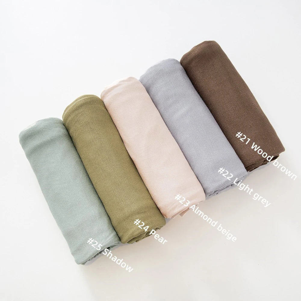 29Colors Premium Jersey Hijab Scarf Solid Muslim Long Scarves Turban Shawl Elastic Cotton Arab Headscarf Head Wraps Saudi Hijabs