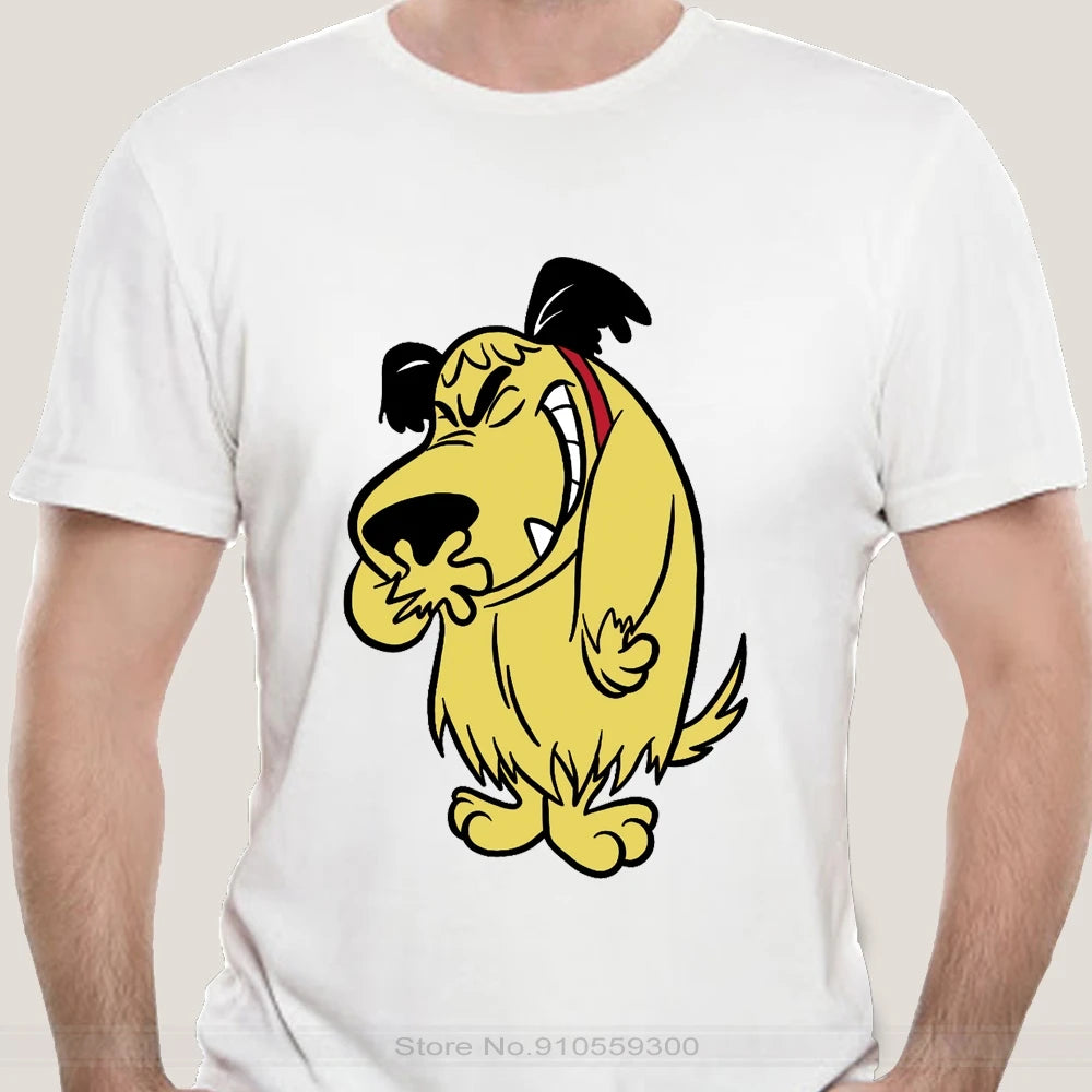 Muttley T shirt muttley mutley cartoon laughing laugh dog humor hihi heehee haha fashion t-shirt men cotton brand teeshirt