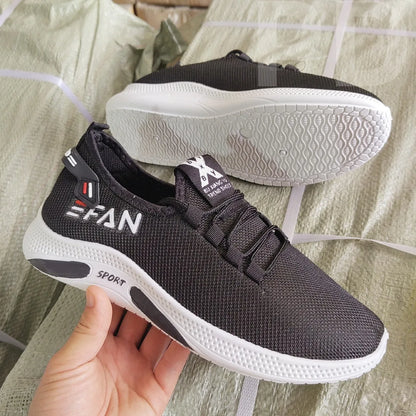 Spring White Casual Shoes Breathable Non-slip Walking Sneakers Men Shoes Outdoor 2024  Comfortable Fashion Lace Up Running Shoes