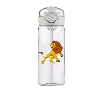 400ML Disney Water Cup Large Capacity Food Grade Plastic Heat Resistant Kettle Cartoon The Lion King Simba Boy Student Cup Gift