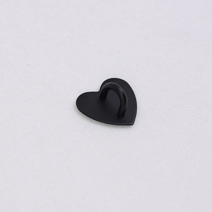 Kawaii Adhesive Metal Heart Phone Charm Holder Mobile Phone Case Finger Ring Stand Hooks Buckle Charms Clasp Accessories String