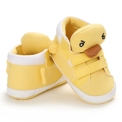 Classic Baby Shoe Boy Girl Baby Cute Animal Face Casual Flat Sneaker First Baby Ankle Boot Cotton Non-slip Warm Walking Shoes