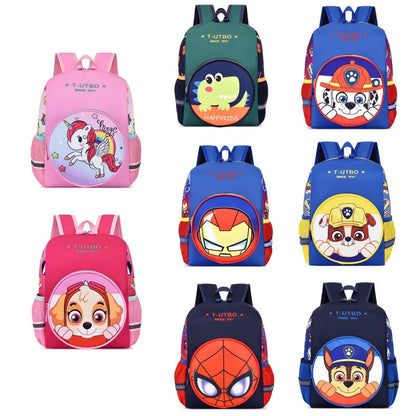 Kindergarten schoolbag boy cartoon cute dinosaur student baby 2-5 years old girl backpack Spiderman backpack