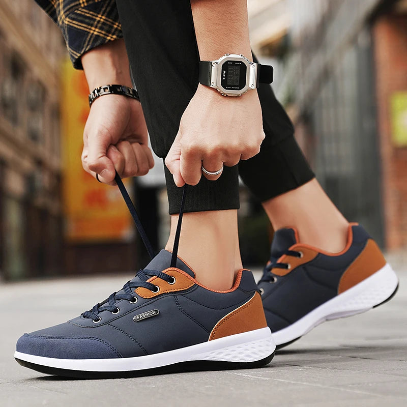 New Balan Men Leather Shoes Sneaker Trend Sport Shoes Breathable Men Sneakers Non-slip Footwear Holiday Shoes for Male