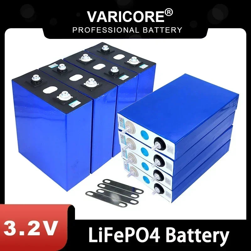 4PCS 3.2V 280Ah 202Ah 105Ah 100ah LiFePO4 Rechargeable battery DIY 12V for Electric car RV Solar Energy Golf Cart TAX FREE