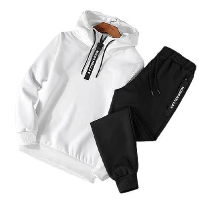 2023 Men's Sweatshirt Set Hoodies+Sweatpants Tracksuit Men 2 Piece Set Outfits Jogger Bottom Suit Male Pullover Hoodie Sets Men