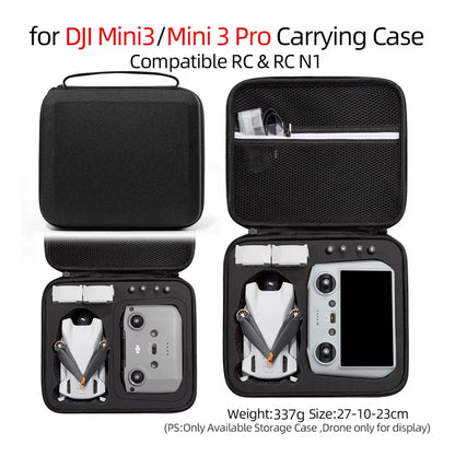 Storage Bag For DJI Mini 3 Pro/Mini 3 Drone Remote Controller Portable Box Carrying Case for DJI Mini 3 Pro/3 Drone Accessories