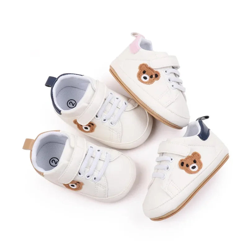 New Baby Shoes Boys Girls Classic Fashion Sports Casual Sneakers Newborn First Walker Toddler Soft Sole Non-Slip Walking Shoes