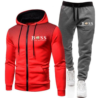 New Fashion Tracksuit For Men Hoodie Fitness Gym Clothing Men Running Set Sportswear Jogger Men'S Tracksuit Winter Suit Sports