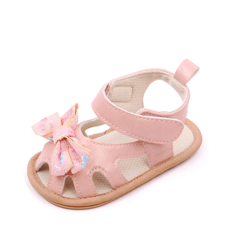 Baby Shoes Cute Butterfly bowknot for 0-9-18 Months Newborn Toddler Girls Summer Prewalking Sandal 2024 New Baby Fashion BMB4003