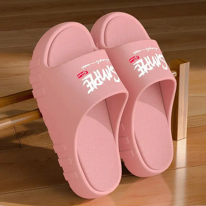 Men's Slippers Summer New Indoor Bathroom Shower Anti Slip Cool Slippers for Women to Wear Externally ZYT2414