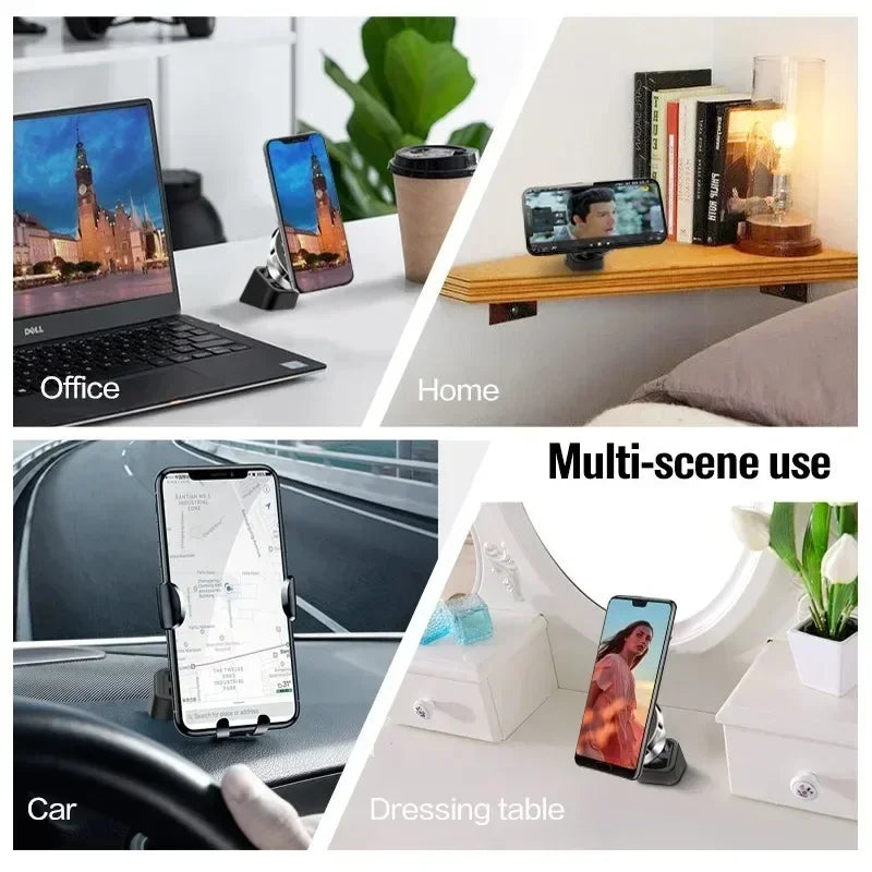 Universal Mobile Phone Bracket Base In Car Dashboard Phone Holder Car Air Outlet Clip Cellphone GPS Stand Cradle Car Accessories