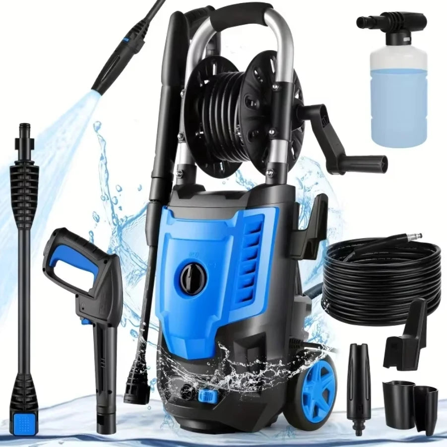 Electric washer, H4800 High Pressure Washer 1800W Quiet Portable Inverter pressure washer Professional car washing machine