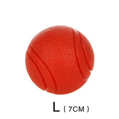 MADDEN S-XL Sizes Solid Rubber Balls Bouncy Ball Bite Resistant Indestructible Dog Training Interactive Ball Pet Toy Molar Ball