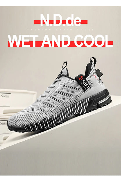 New 2024 Men Running Shoes Breathable Outdoor Sports Shoes Lightweight Sneakers for Men Comfortable Athletic Training Footwear