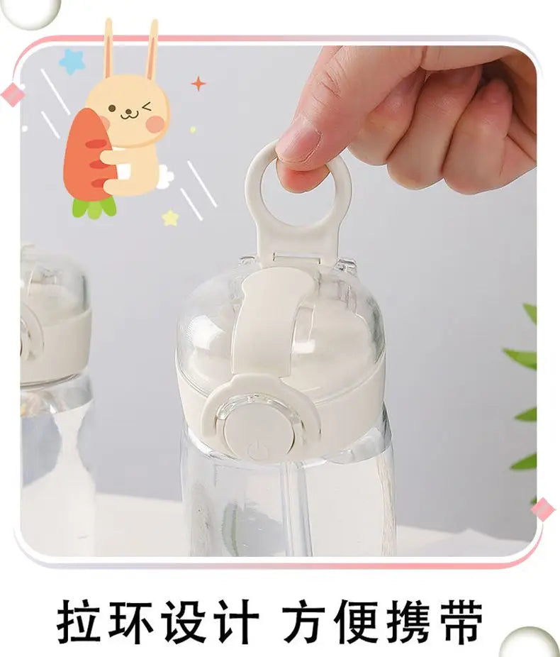 400ML Disney Water Cup Large Capacity Food Grade Plastic Heat Resistant Kettle Cartoon The Lion King Simba Boy Student Cup Gift