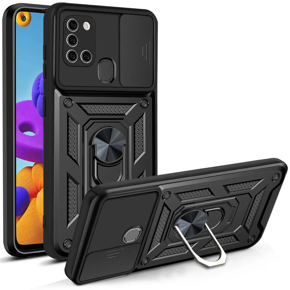 Shockproof Armor Case For Samsung Galaxy A21s A10s A20s A50s A02 A12 A20 A30 A50 A31 A22 A82 Cover Camera Lens Protection Fundas