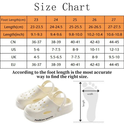 Dongdong Shoes for Men's New Summer Thick Sole Slippers, Baotou Cool Slippers, Leisure Soft Sole Beach Shoes for Women ZYT2434