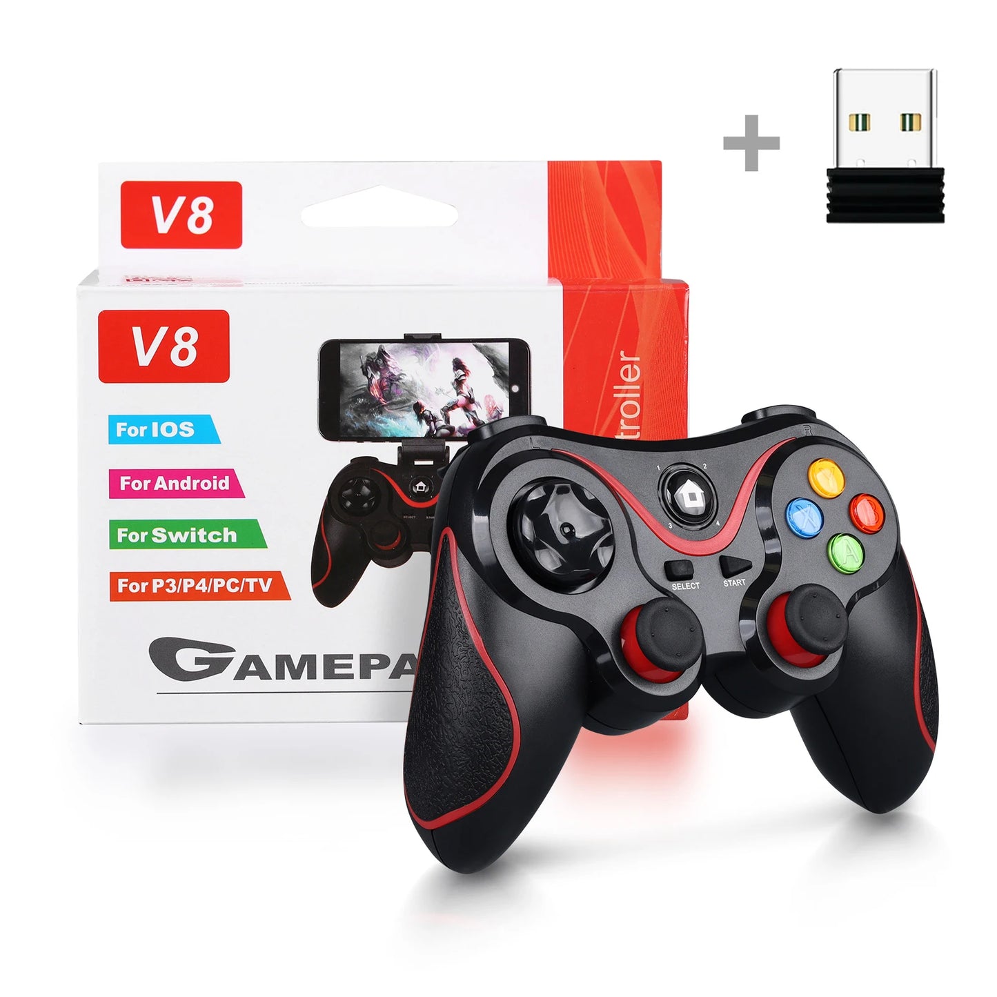 Wireless Bluetooth-Compatible Game Controller For Android Gamepad Controle PC Joystick For PS3/PS4/Switch Console Accessories