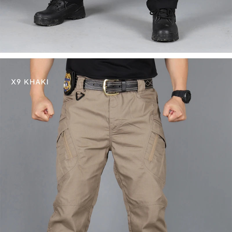 Tactical Cargo Pants Men Combat Trousers Army Military Pants Multiple Pockets Working Hiking Casual Men's Trousers Plus Size 6XL