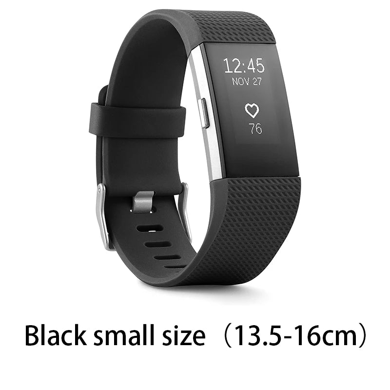 Fitbit Charge 2 smart wristband heart rate monitoring exercise pedometer fitness sleep call notification GPS IOS Android