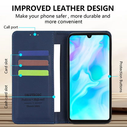 Wallet Skin Friendly Strong Magnetic Card Slot Flip Leather Case For Huawei P20 Pro P30 Lite P40 Lite P Smart 2019 Honor 10 Lite