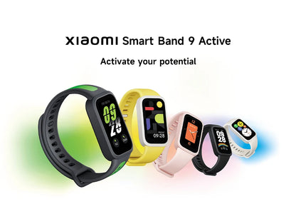 Xiaomi Mi Band 9 Active Global Version Smart Bracelet 9 Farben 1,47 Zoll TFT-Display 50+ Sportmodi Blutsauerstoffmonitor-Armband