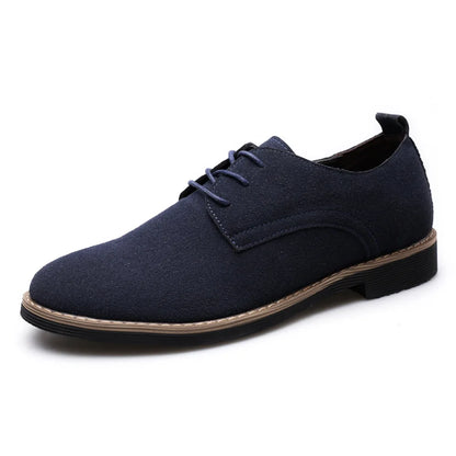 Luxury Men Oxford Shoes High Quality Suede Leather Shoes for Men Business Casual Shoe Lace-Up Men Party Wedding Shoes Plus Size