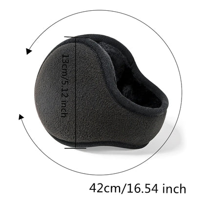 Winter Foldable Fleece Ear Muffs Outdoor Travel Keeping Warm Plush Wool Lambs Fashionable Cold Resistant Ears Muff Men Women