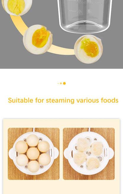 Single and double layer multifunctional egg cooker corn syrup ready-to-eat breakfast boiled egg steamer kitchen appliances