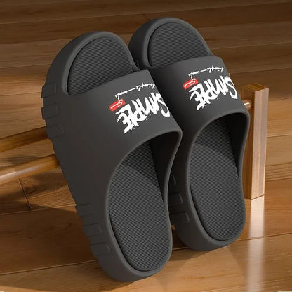 Men's Slippers Summer New Indoor Bathroom Shower Anti Slip Cool Slippers for Women to Wear Externally ZYT2414