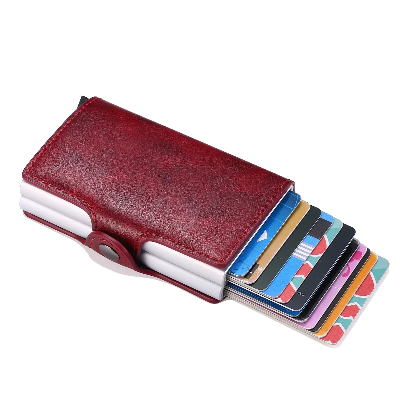 Rfid Men Card Wallets Carbon Fiber Slim Mini Wallet 14 Card Holders Small Money Bag Male Purses